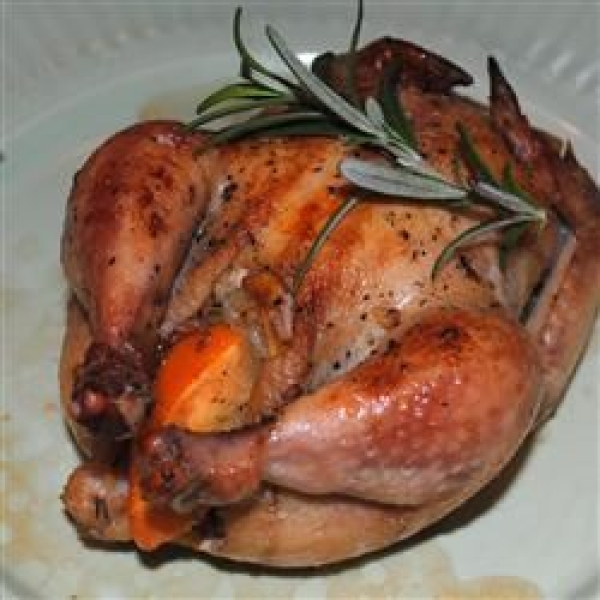 Heather's Rosemary Citrus Cornish Hens