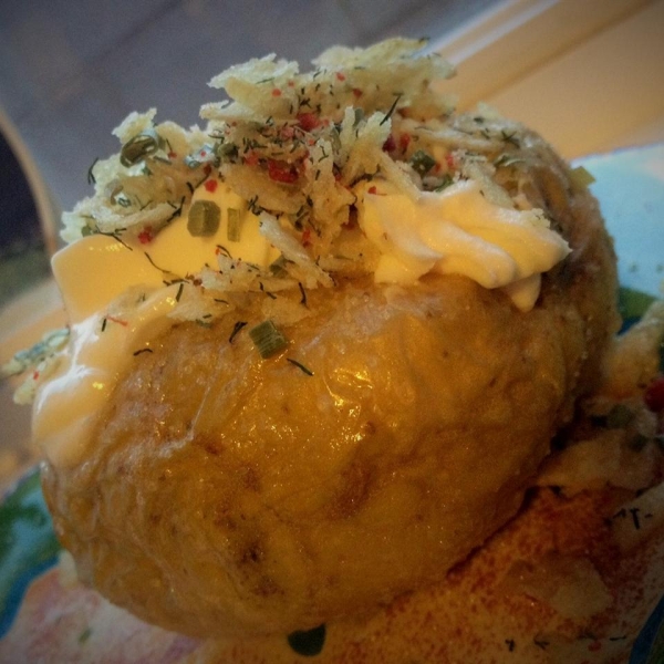 Easy Potato Chip Potato Topper
