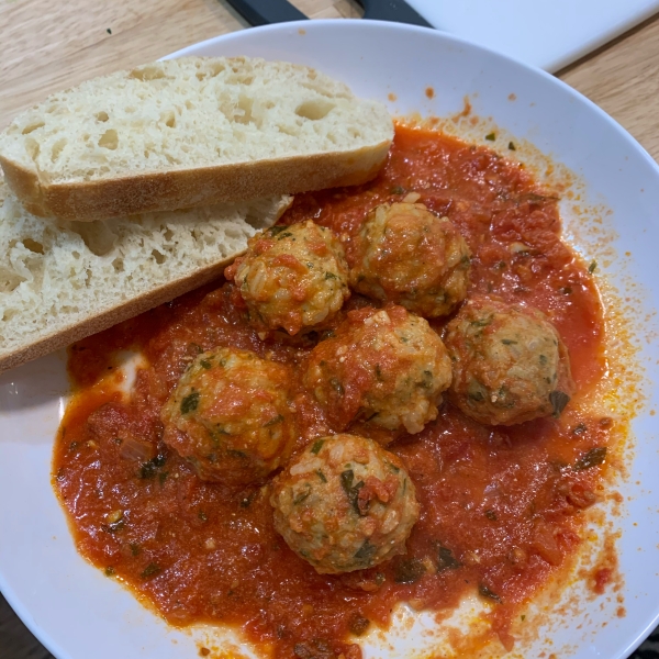 Turkey and Rice Meatballs (Albondigas)