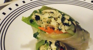 Lemon Grass and Chicken Summer Rolls