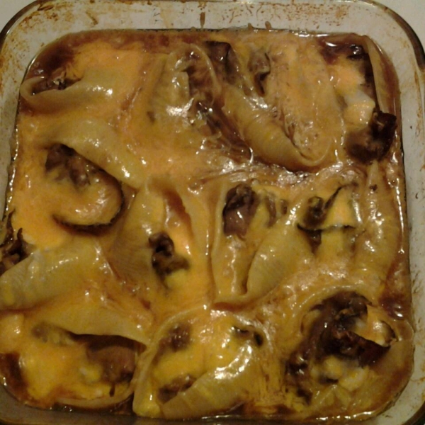 Roast Beef Stuffed Shells