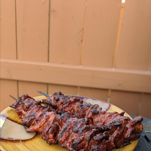 Barbecued Pork Skewers