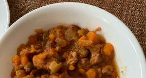 Slow Cooker Mexican Pork Stew with Sweet Potatoes