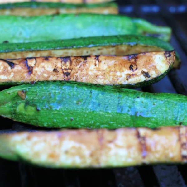 Marinated Grilled Zucchini