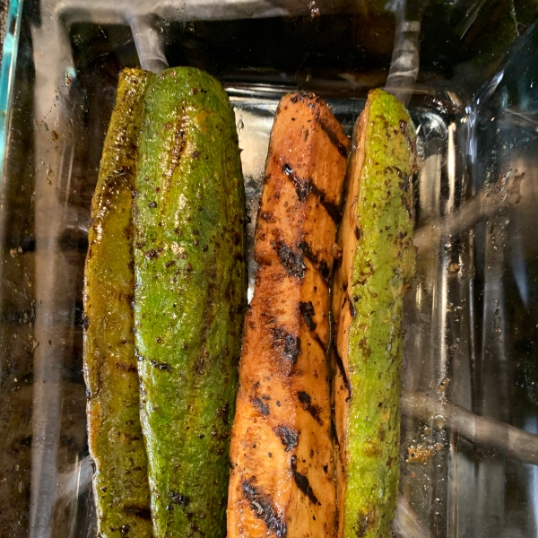 Marinated Grilled Zucchini