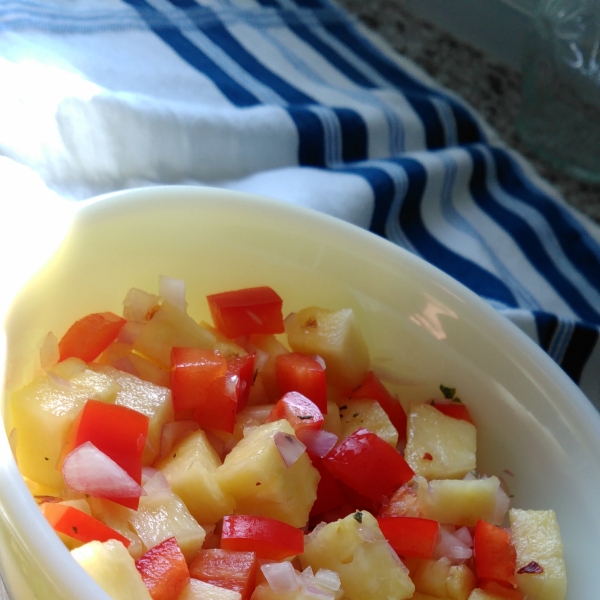 Mild Pineapple Salsa