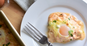 Easy Cheesy Baked Eggs