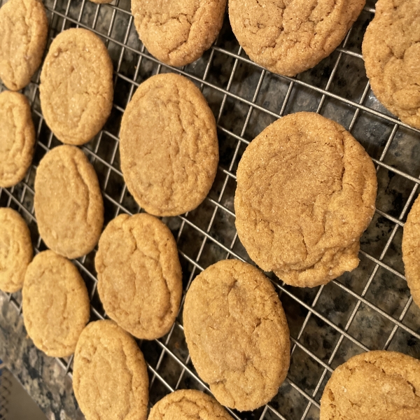 Big Soft Ginger Cookies