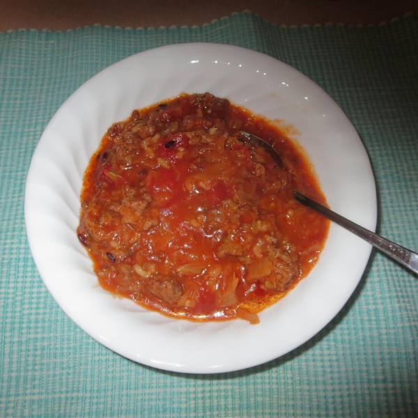 Lazy Golumpki (Stuffed Cabbage) Soup