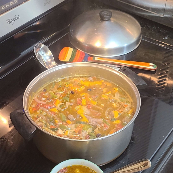 Easy Chicken Fajita Soup