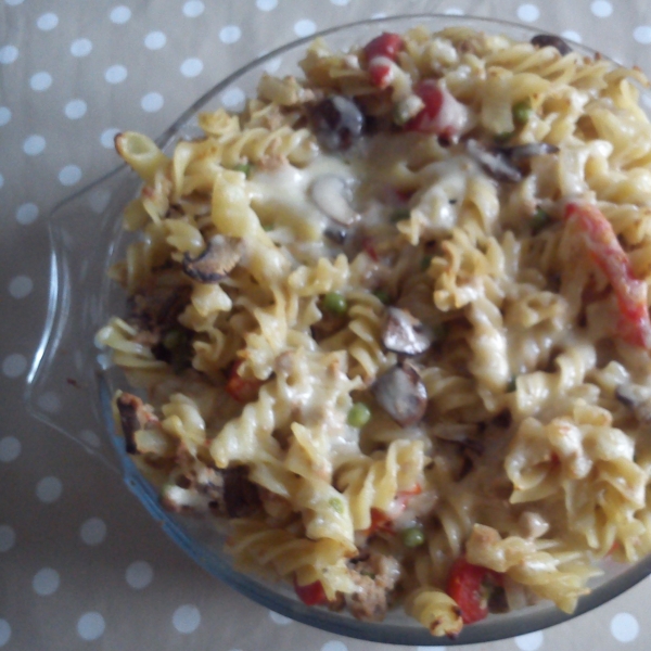 Tuna Noodle Casserole with Mushrooms