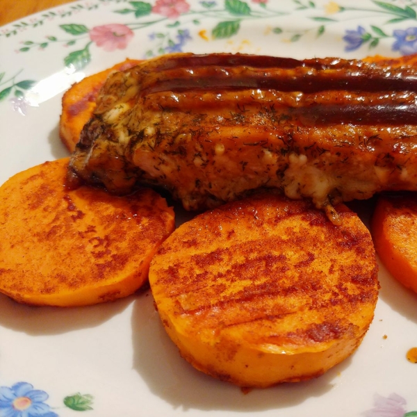 Sweet and Tangy Glazed Salmon