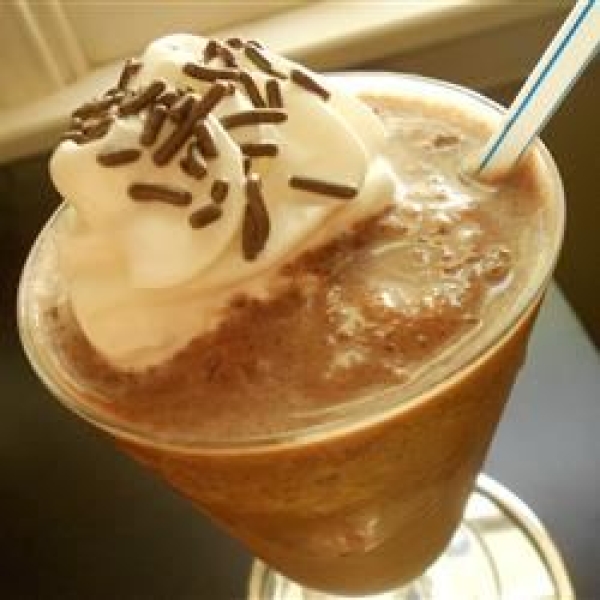 Lighter Chocolate Milkshake