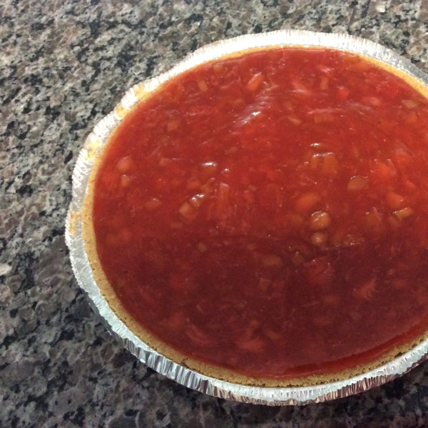 Maman's Fresh Strawberry Rhubarb Pie