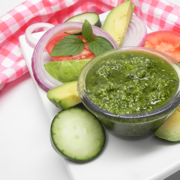 Pesto Pesto Sauce (Nut Free or Dairy Free)