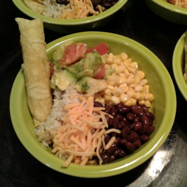 Rice and Bean Bowl Dinner