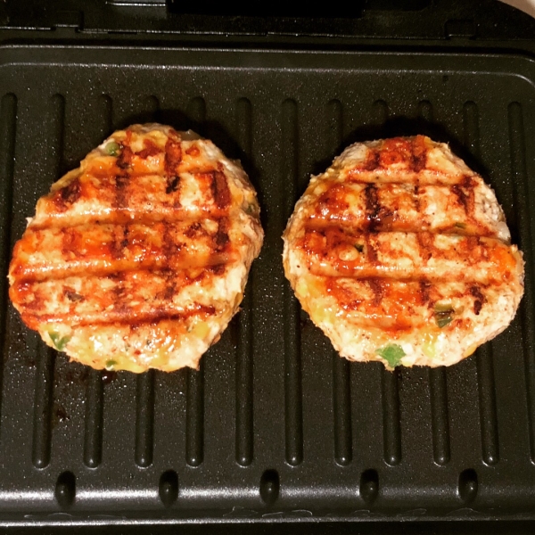 Chicken Cheddar and Guacamole Burgers