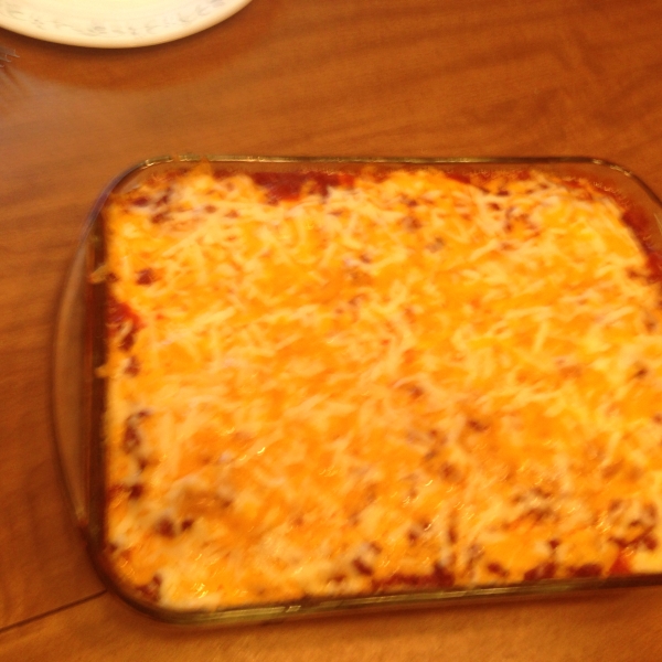 Not so Sloppy Joe Casserole