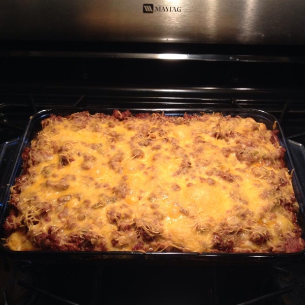 Not so Sloppy Joe Casserole