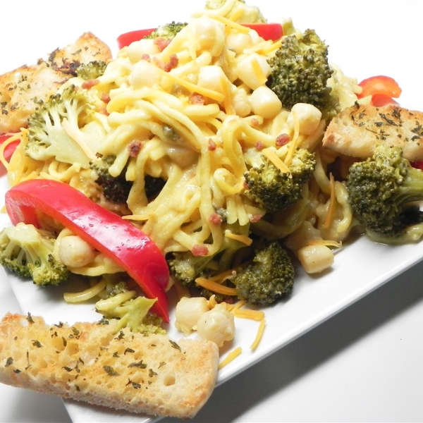 Scallop Stir-Fry with Noodles