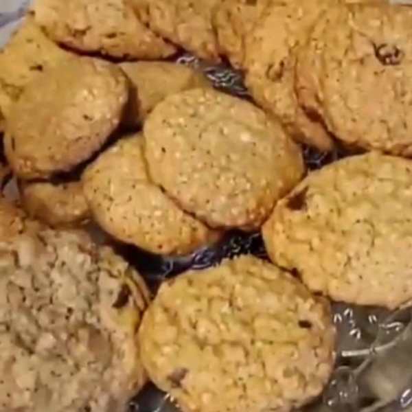 Giant Oatmeal Chocolate Cookies