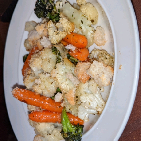 Herb Roasted Vegetables with Garlic Croutons