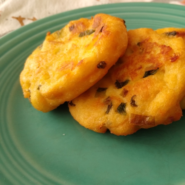 Scallion Mashed Potato Pancakes