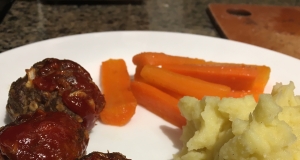 BBQ Glazed Homemade Meatballs