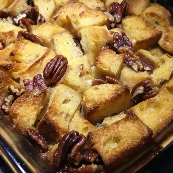 Easy Pecan Pie Bread Pudding