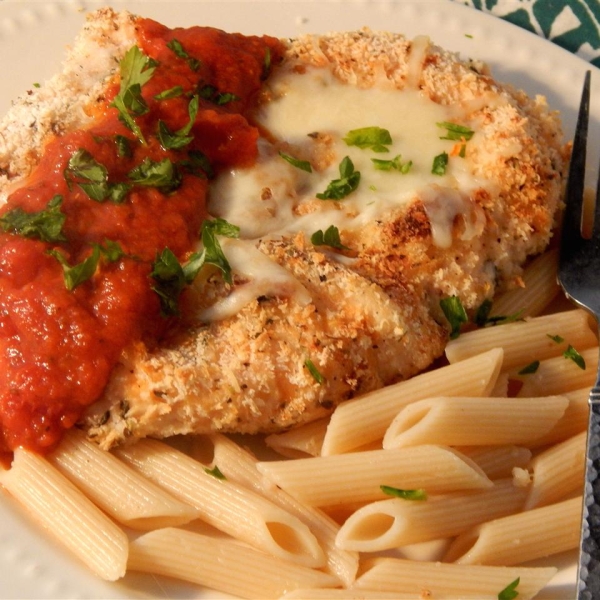 Farm Lady's Delicious Chicken Parmesan