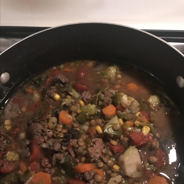 Hearty Lentil and Sausage Soup