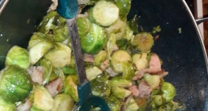 Brussels Sprouts with Bacon and Balsamic