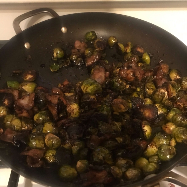 Brussels Sprouts with Bacon and Balsamic