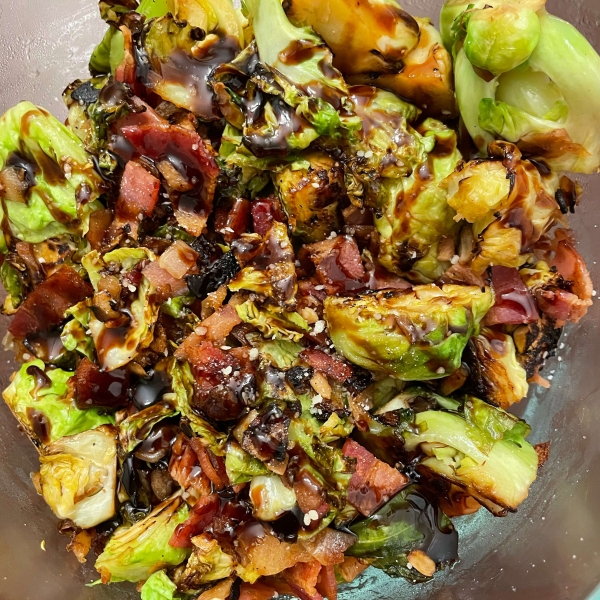 Brussels Sprouts with Bacon and Balsamic