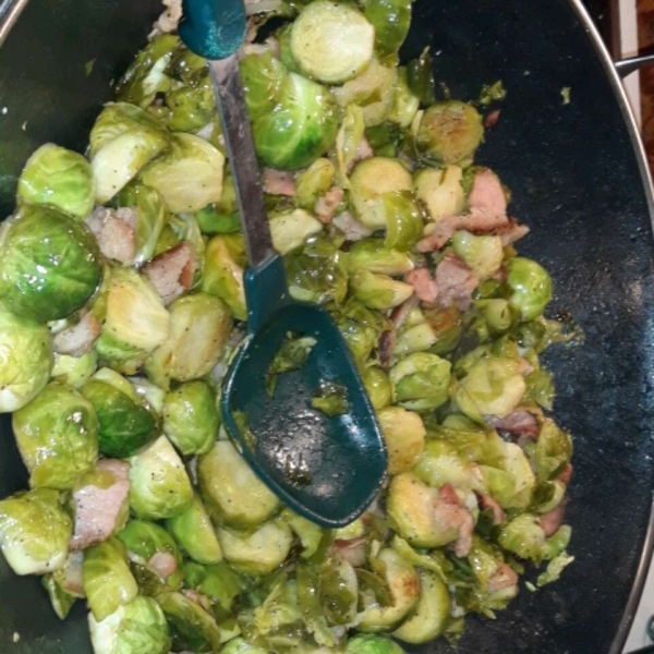 Brussels Sprouts with Bacon and Balsamic