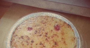 Strawberry Creme Brulee Pie
