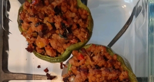 Stuffed Peppers with Turkey and Vegetables