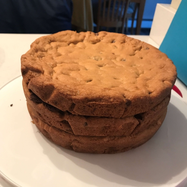 Chocolate Chip Cookie Layer Cake