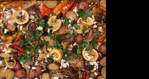 Mediterranean Chicken Sheet Pan Dinner