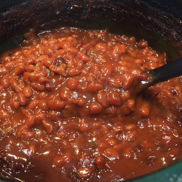 Bourbon and DP Baked Beans