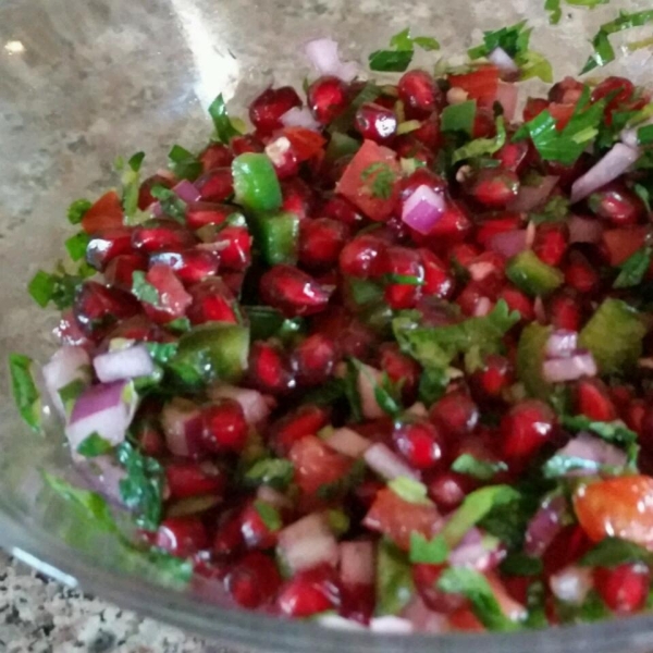 Herbed Pomegranate Salsa