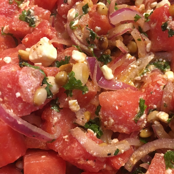 Tisa's Big Top Watermelon Salad