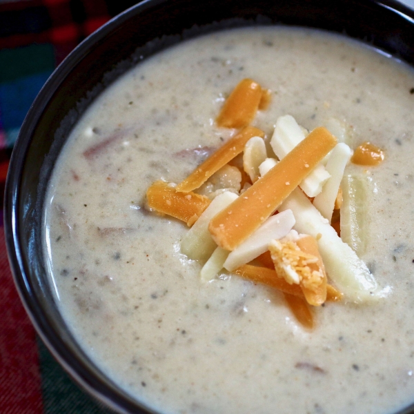Potato Soup with Cream Cheese