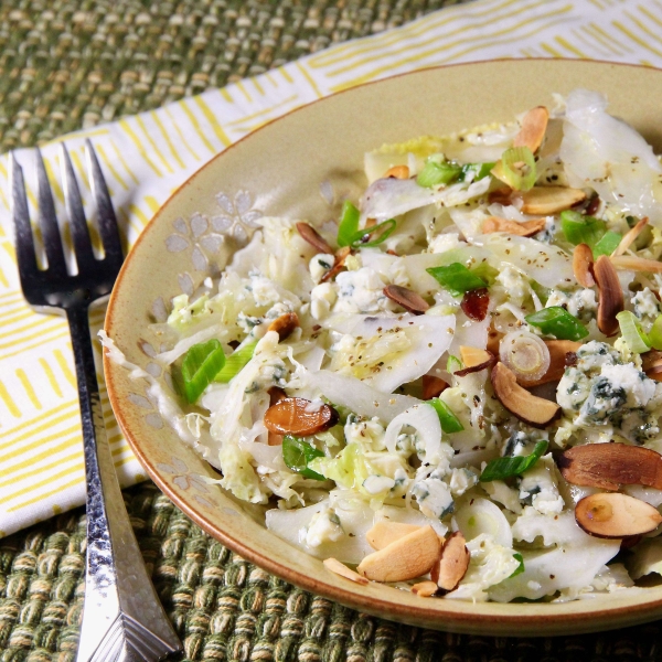 Napa Cabbage Salad with Blue Cheese