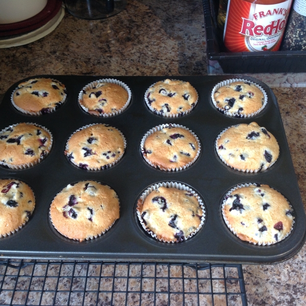 Aunt Blanche's Blueberry Muffins