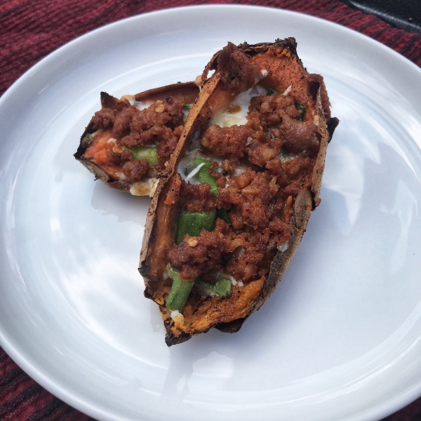 Baked Sweet Potato Skins