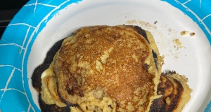 Banana-Oat Cottage Cheese Pancakes