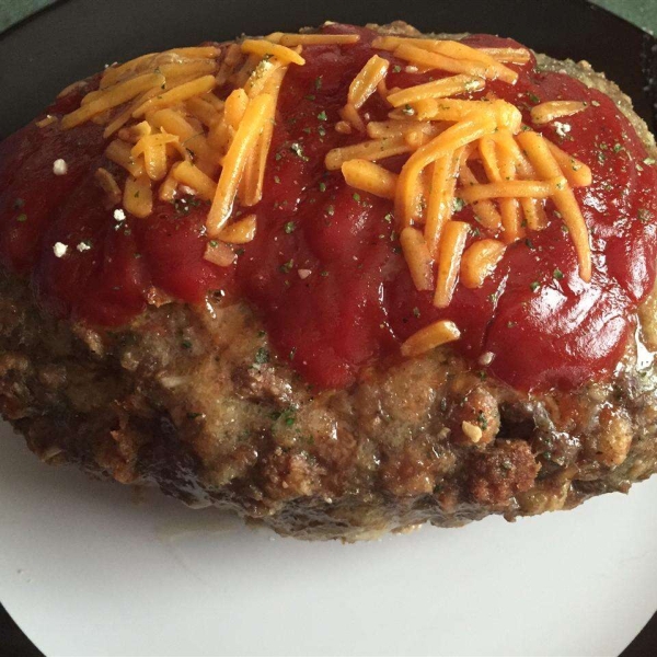 Meatloaf with Fried Onions and Ranch Seasoning