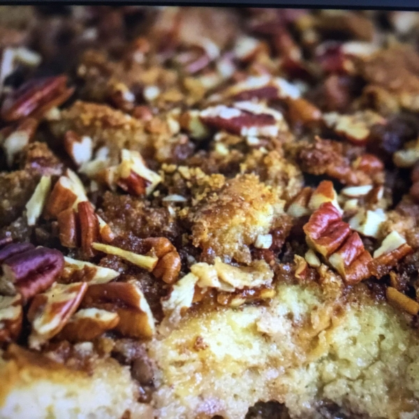 Slow Cooker Pecan Pie Bread Pudding