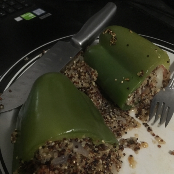 Ellen's Vegan Stuffed Peppers